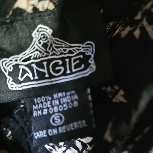 Angie Wide leg tiered flare leg pant with lace trim - Picture 8 of 8